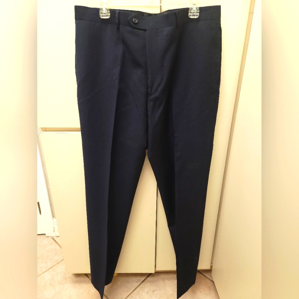 Mens Navy Blue Dress Pants Sz 38x34